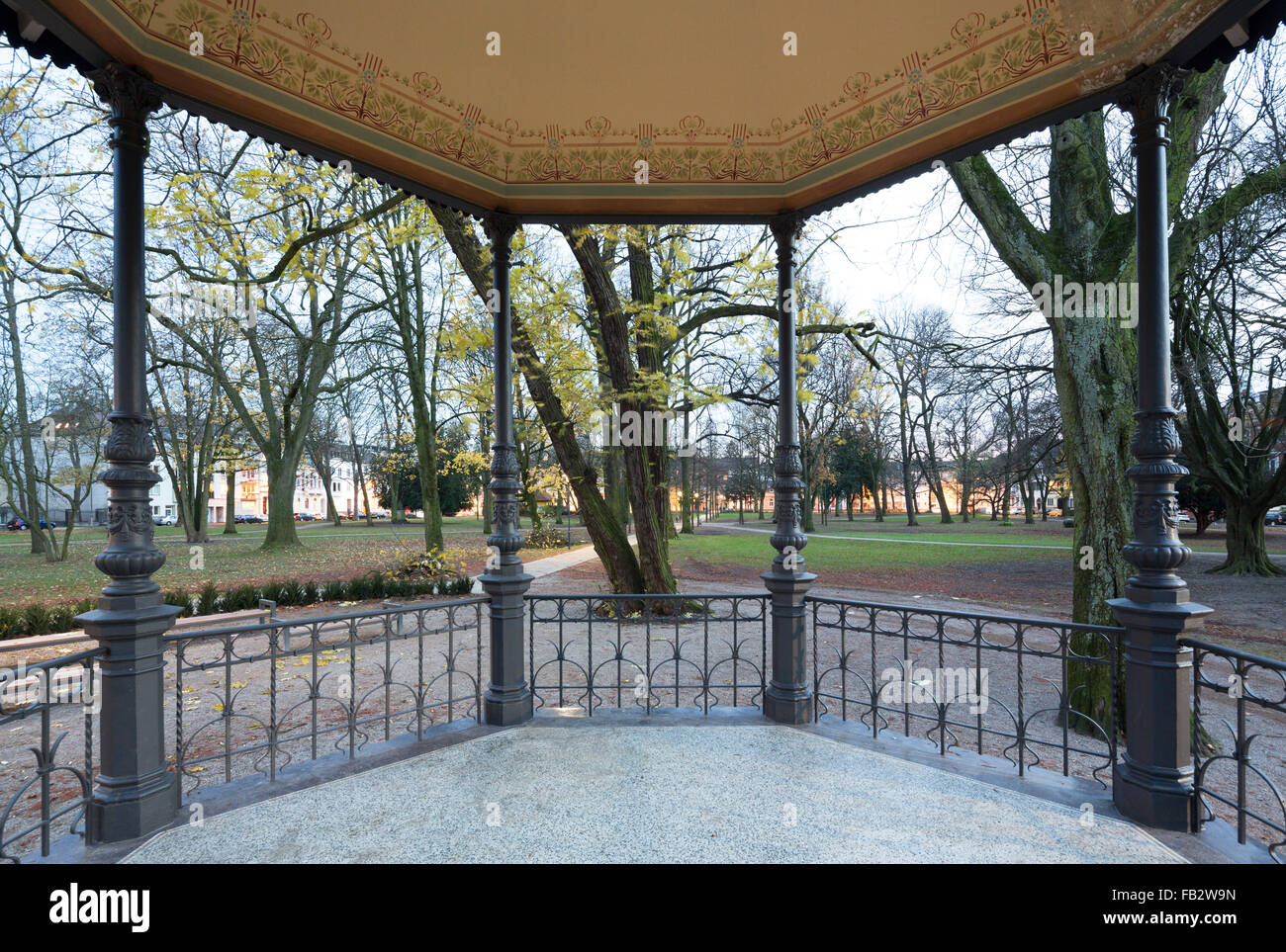 Krefeld, Stadtgarten, Pavillon Stock Photo Alamy