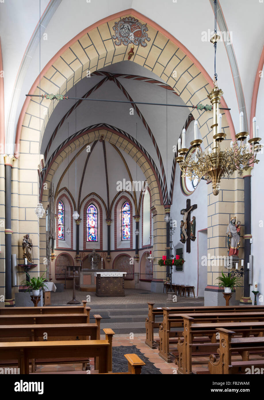 Meckenheim-Lüftelberg, Dorfkirche St. Petrus Stock Photo