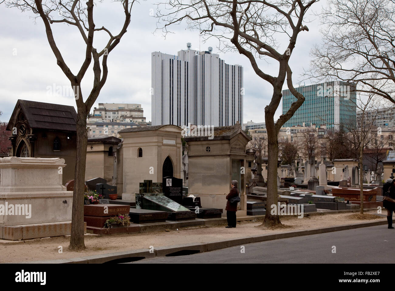 Paris, Friedhof Montparnasse begründet 1824 Stock Photo