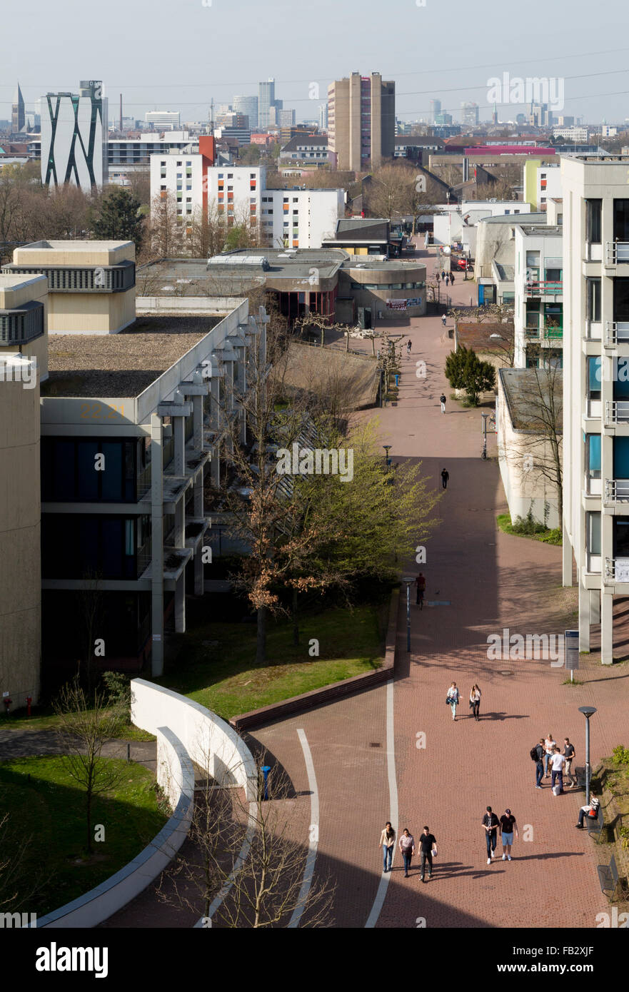 Dusseldorf Heinrich Heine Universitat Campus Magistrale Stock Photo Alamy