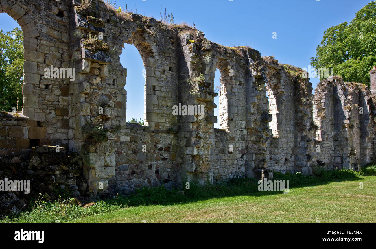 Egligny, Zisterzienserabtei Preuill Stock Photo