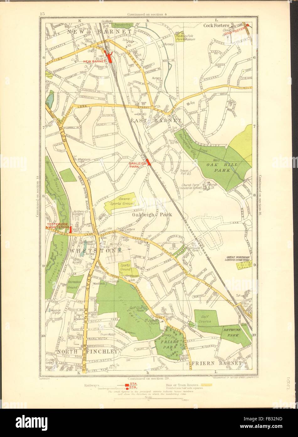 EAST Friern Finchley,Cockfosters,Totteridge
