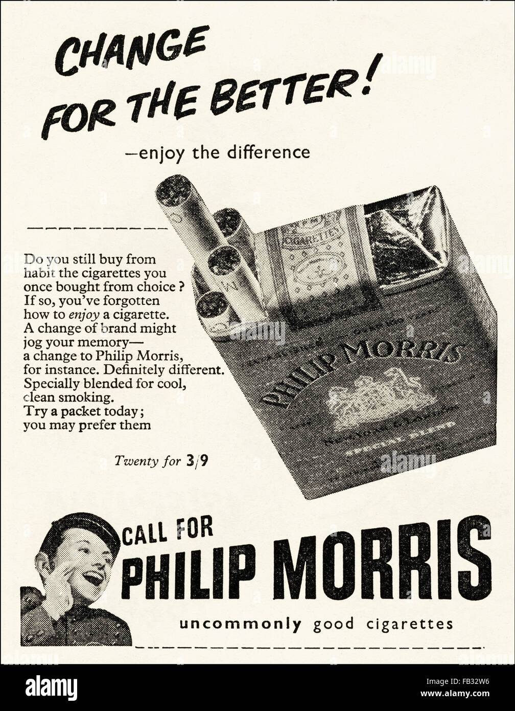 Vintage cigarettes advert hires stock photography and images Alamy