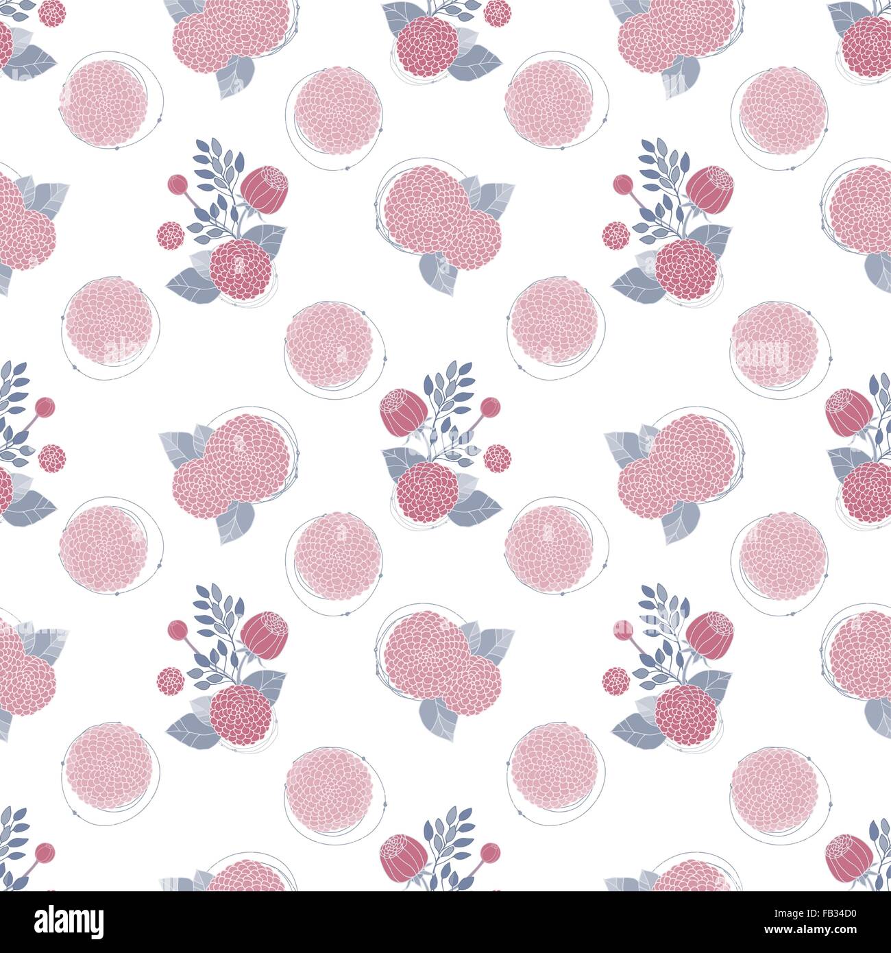 Seamless texture with asters Stock Vector Image & Art - Alamy