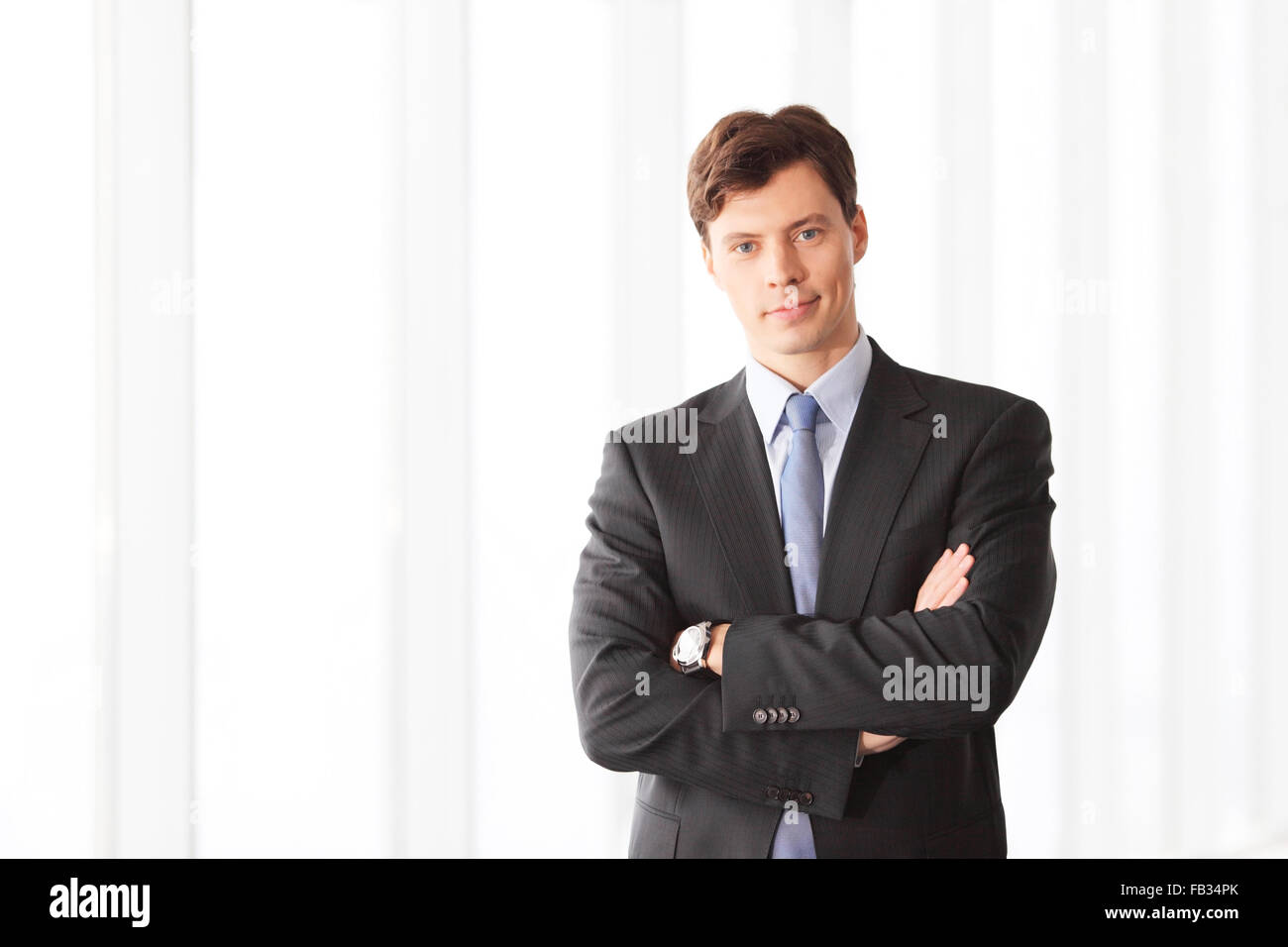 Handsome business man in suit hi-res stock photography and images - Alamy