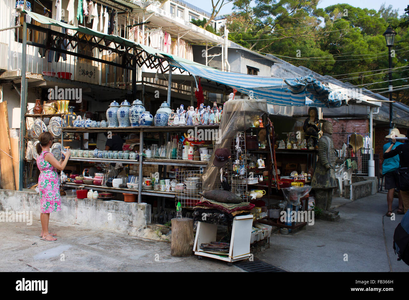 Stanley Market, Hong Kong Stock Photo