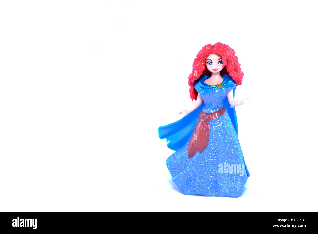 Disney Princess Magiclip Merida Toy Doll Stock Photo