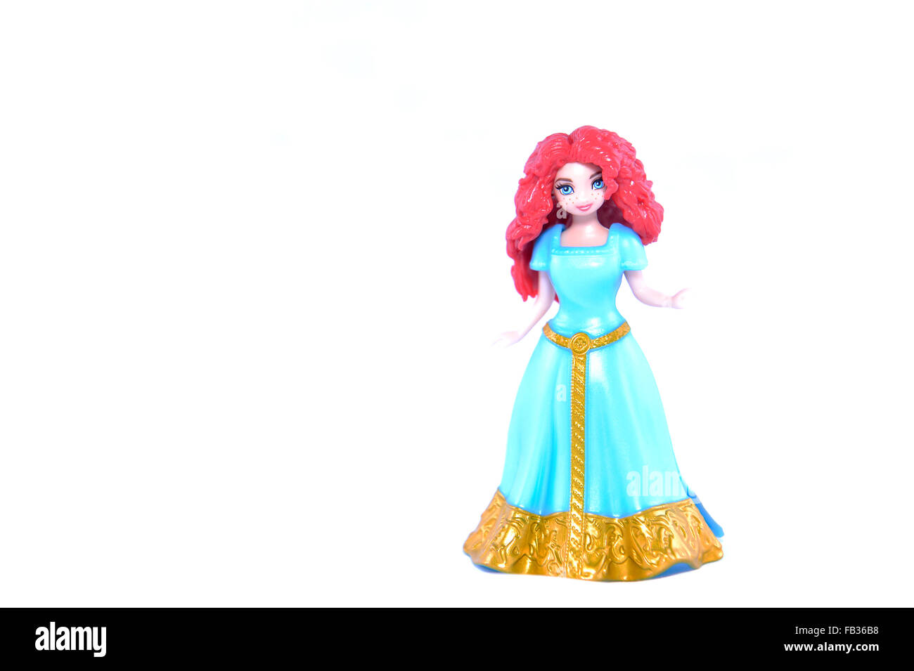 Disney Princess Magiclip Merida Toy Doll Stock Photo