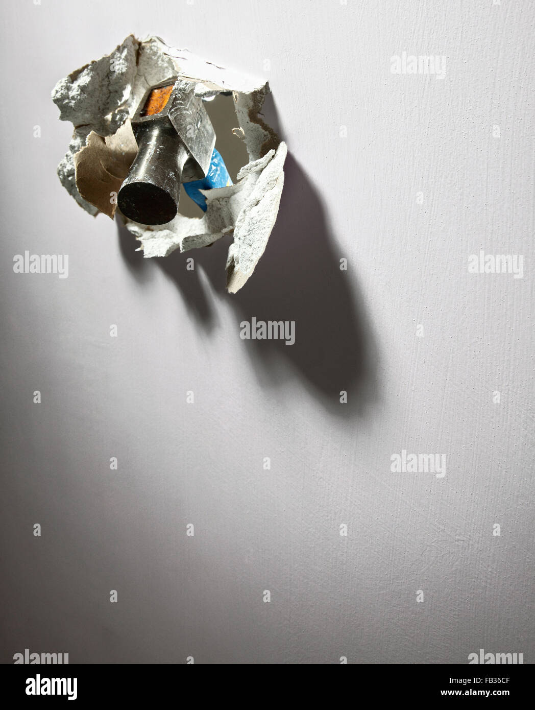 breaking or tear down a wall Stock Photo Alamy