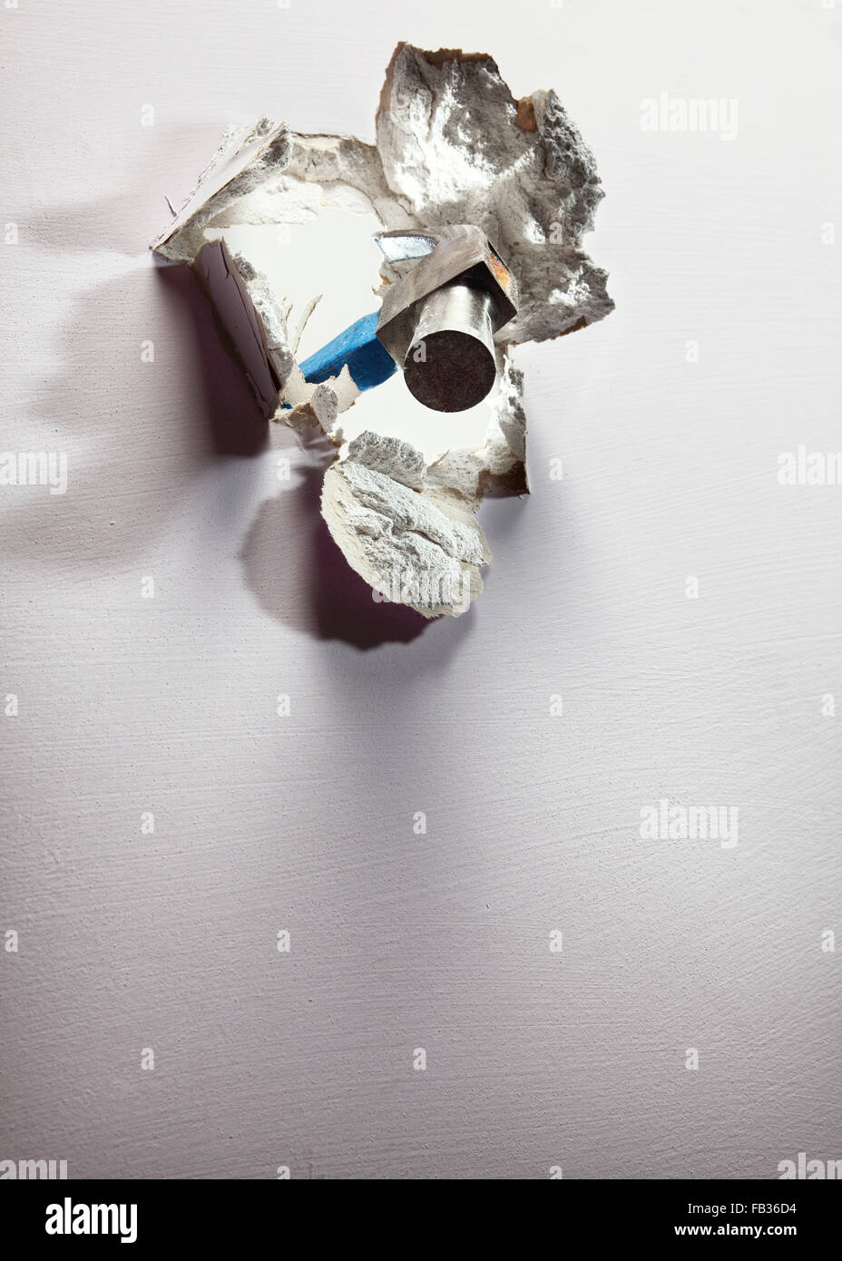 breaking or tear down a wall Stock Photo Alamy