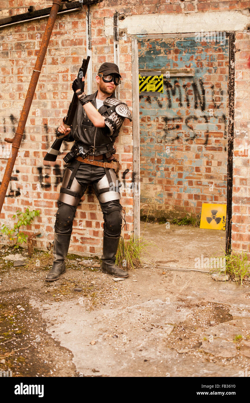 Ambush Wastelander Fallout 3 inspired Airsoft Larp Stock Photo Alamy