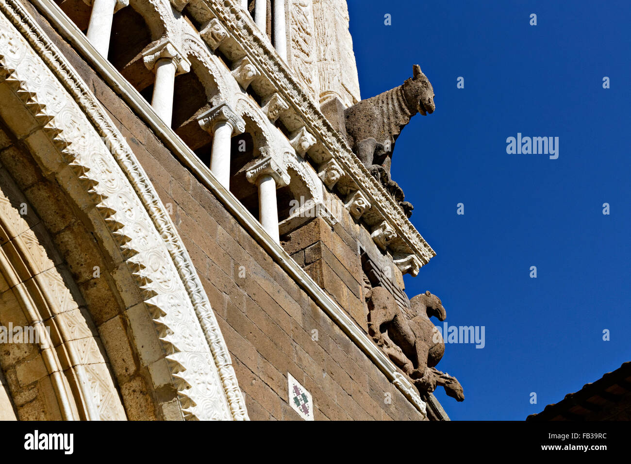 Romanesque San Pietro St Peter Basilica Church Detail Tuscania 