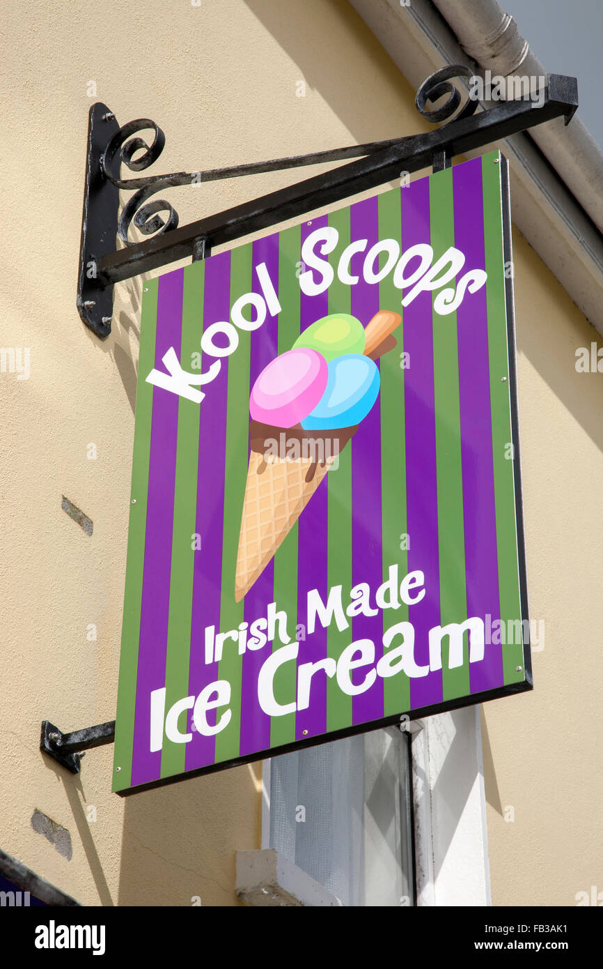 Kool Scoops Ice Cream Shop; Dingle; Ireland Stock Photo Alamy