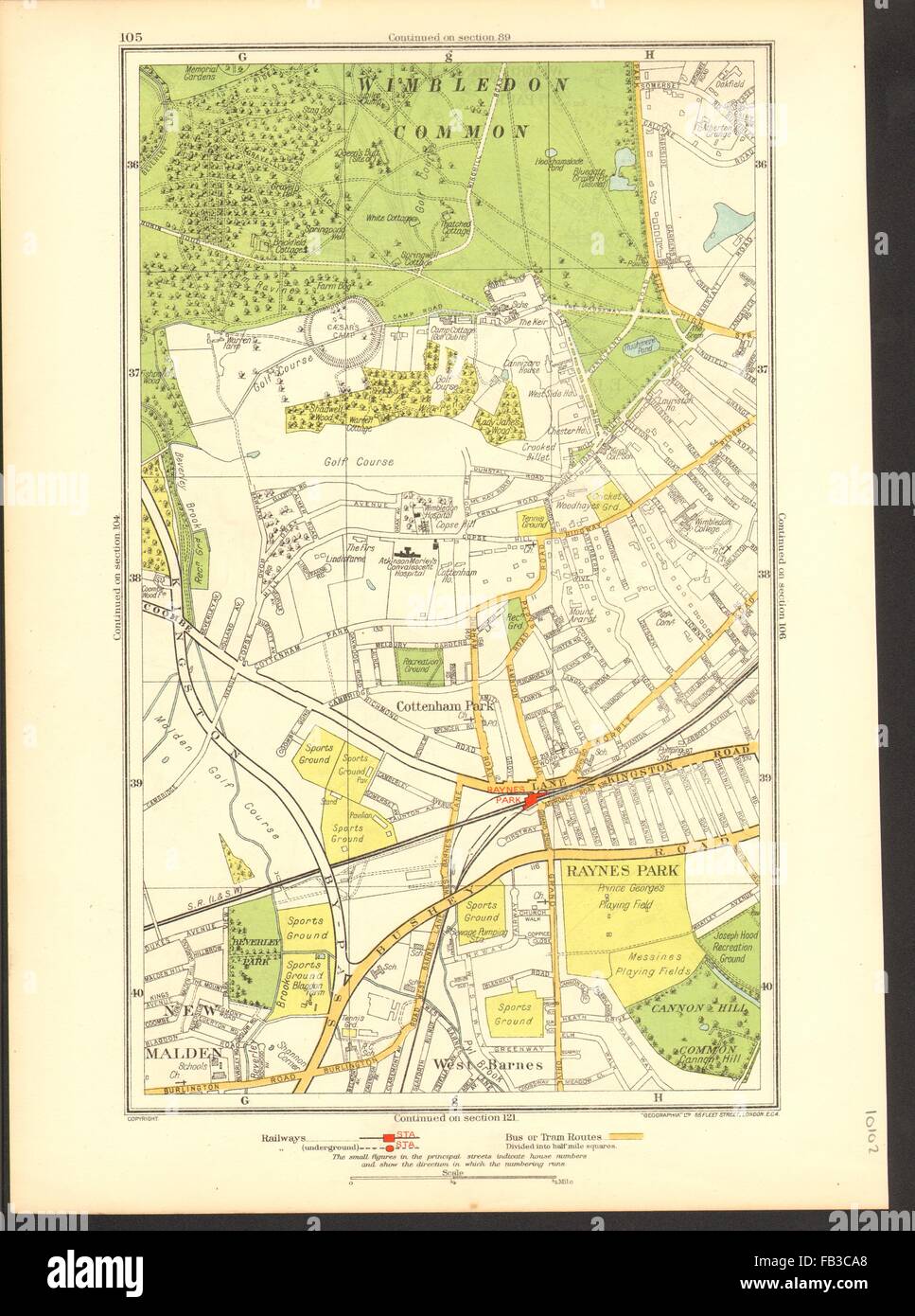 WIMBLEDON Raynes Park, Cottenham Park, New Malden, Shannon Corner
