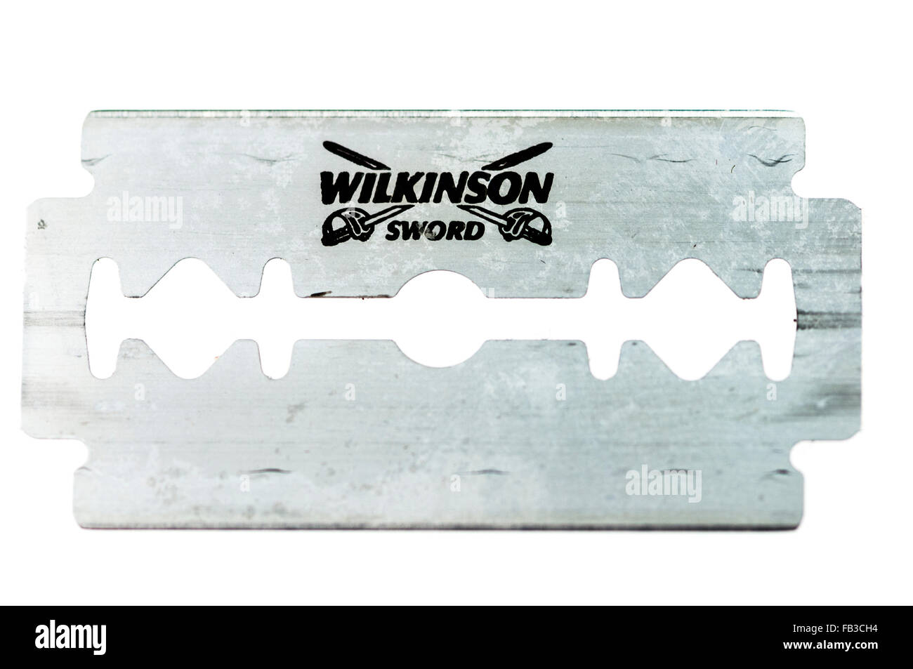 Wilkinson Sword double edged razor blade Stock Photo