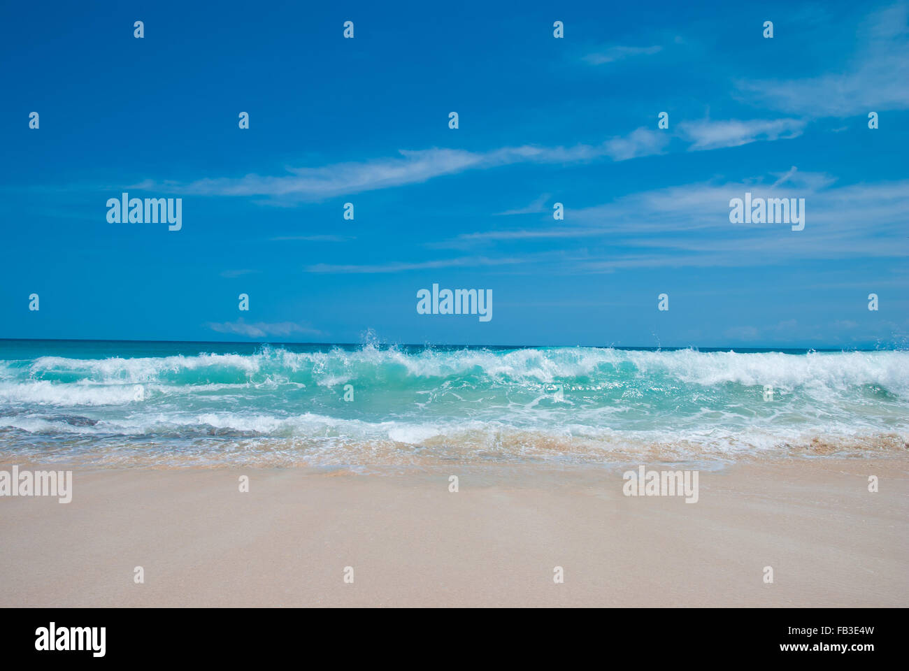 Tropical beach in Bali Stock Photo - Alamy