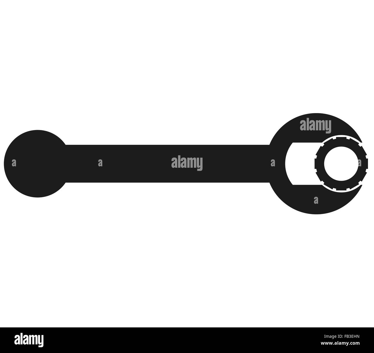 Crossed wrenches silhouette hires stock photography and images Alamy