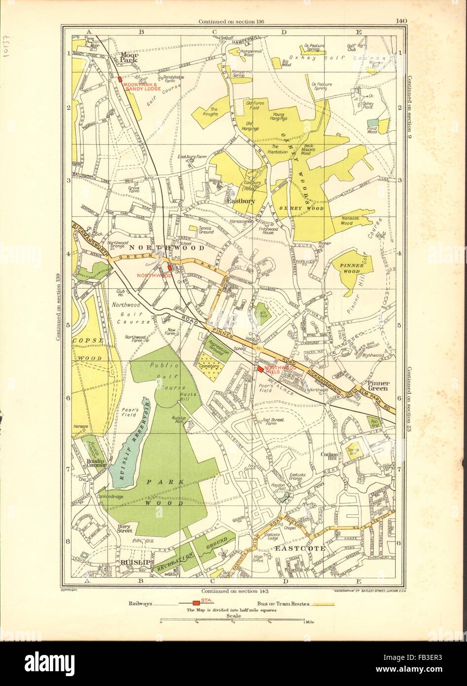 NORTHWOOD Pinner,Eastcote,Ruislip,Moor Park,South Oxhey (Middlesex