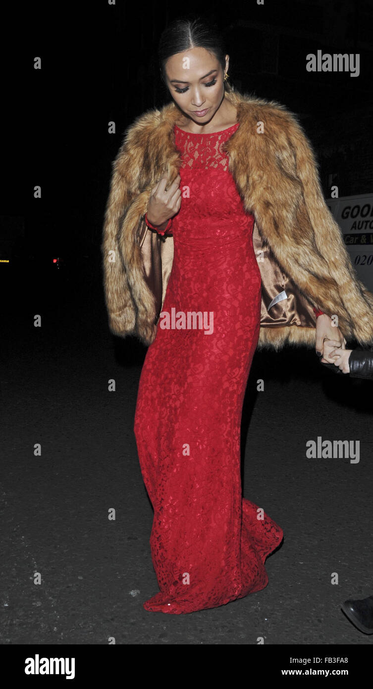 Myleene Klass arriving at the Great Ormond Street Christmas Carol