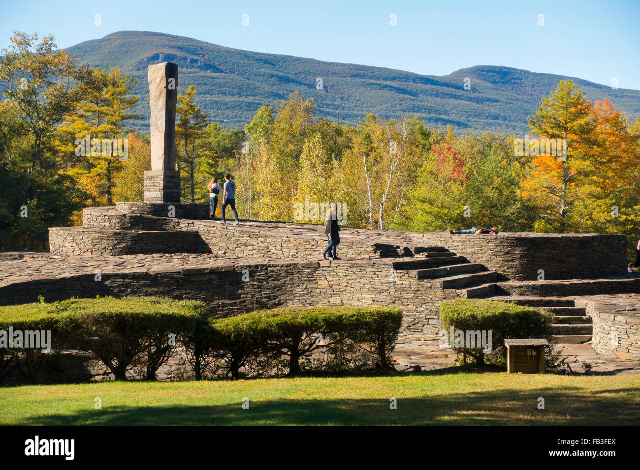 Opus 40 sculpture park in Saugerties NY Stock Photo Alamy