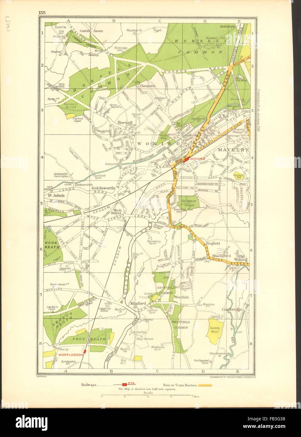 WOKING Horsell, Maybury, Mayford, Worplesdon, Cartbridge (Surrey