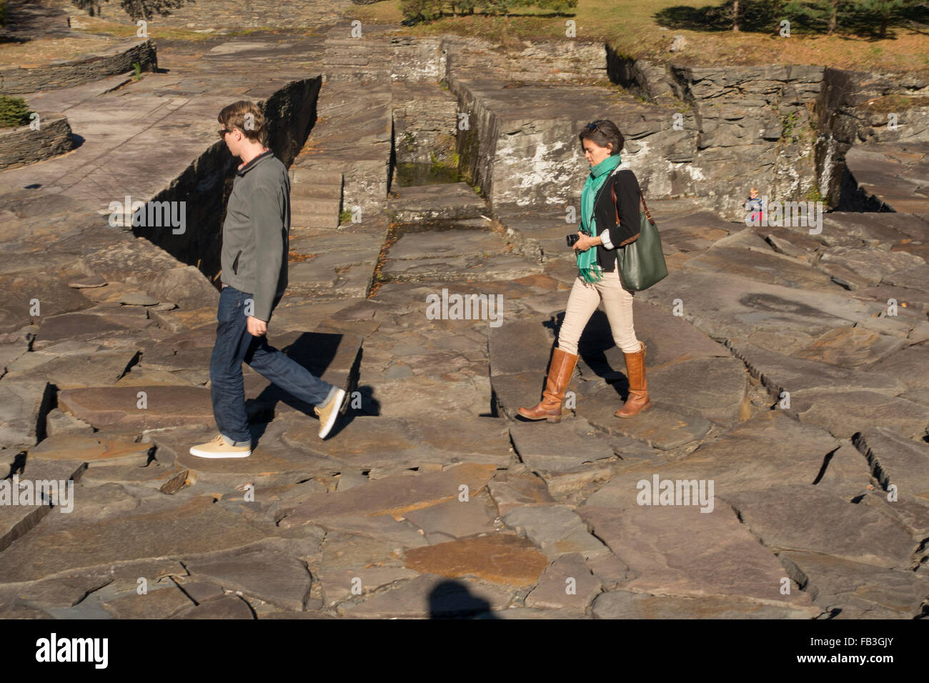 Opus 40 sculpture park in Saugerties NY Stock Photo Alamy
