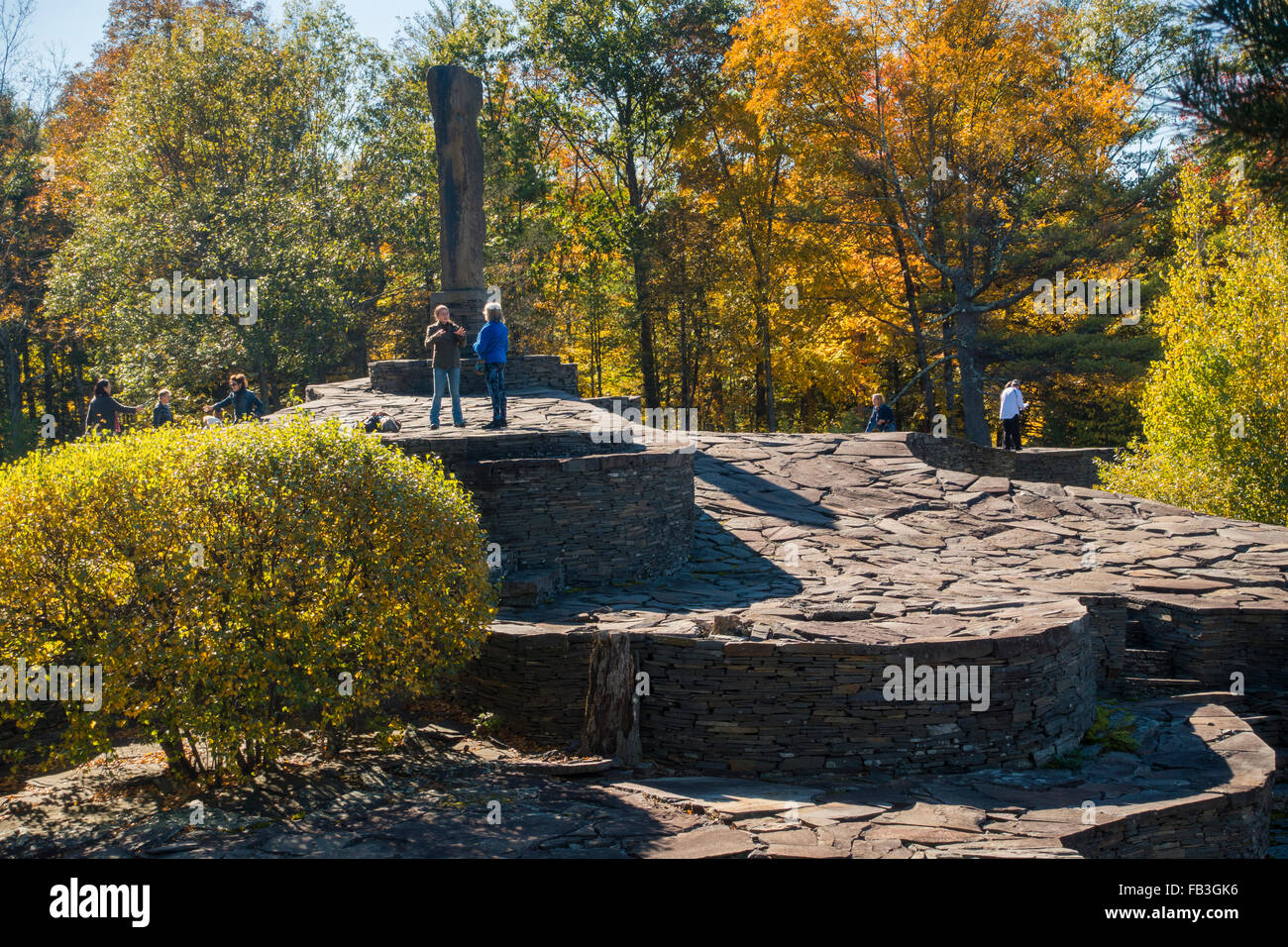 Opus 40 sculpture park in Saugerties NY Stock Photo Alamy
