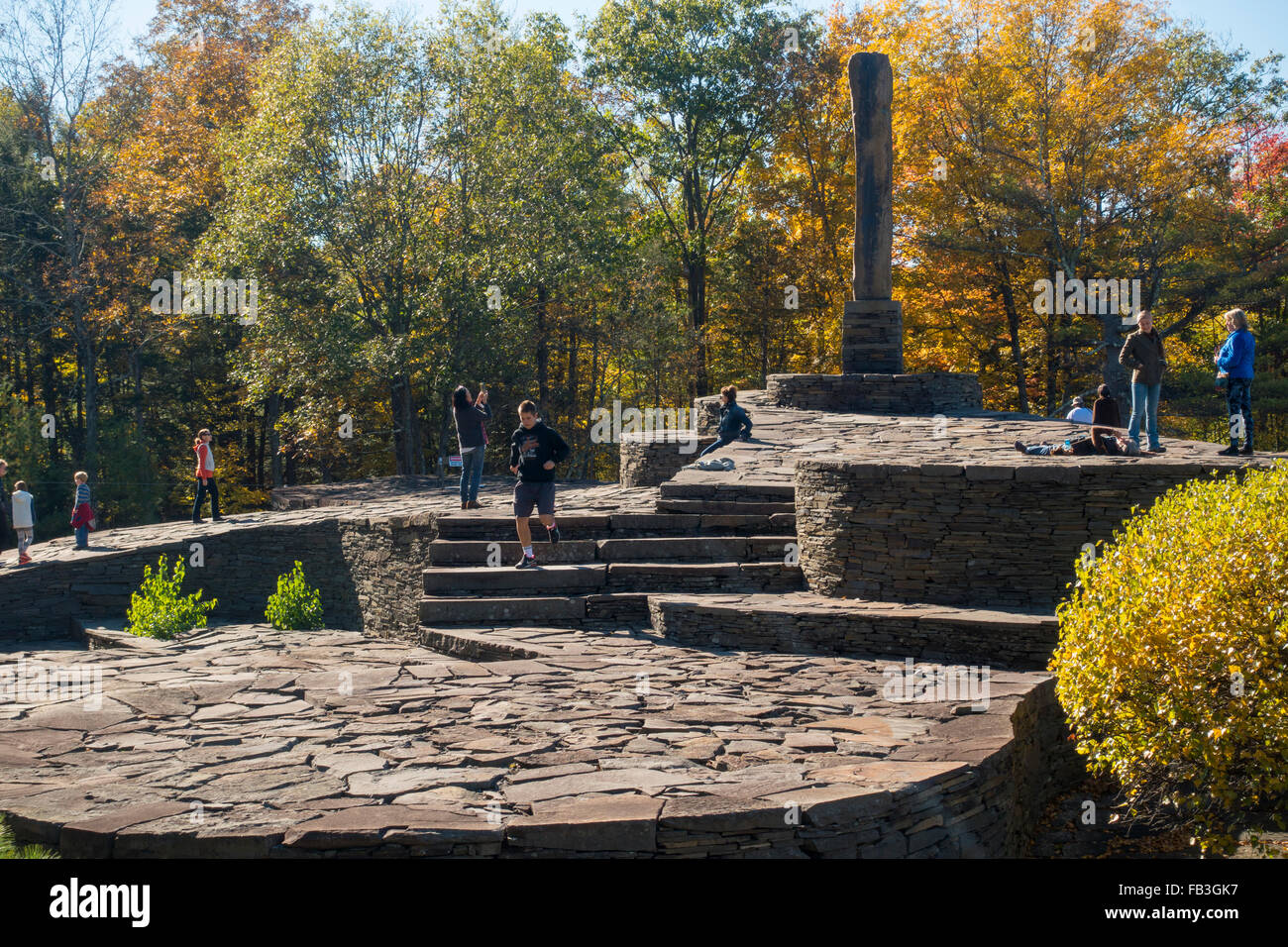 Opus 40 sculpture park in Saugerties NY Stock Photo Alamy