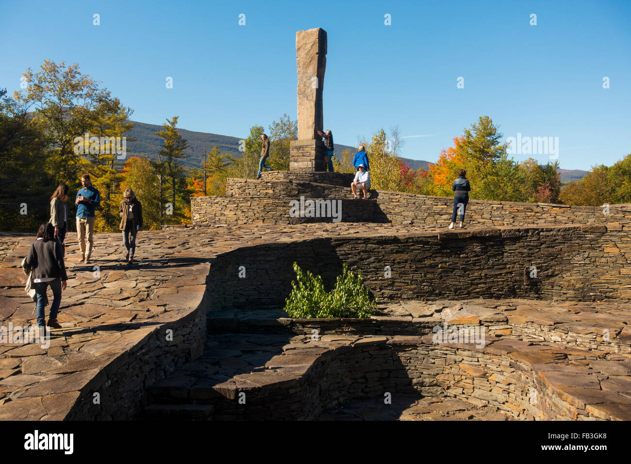 Opus 40 sculpture park in Saugerties NY Stock Photo Alamy