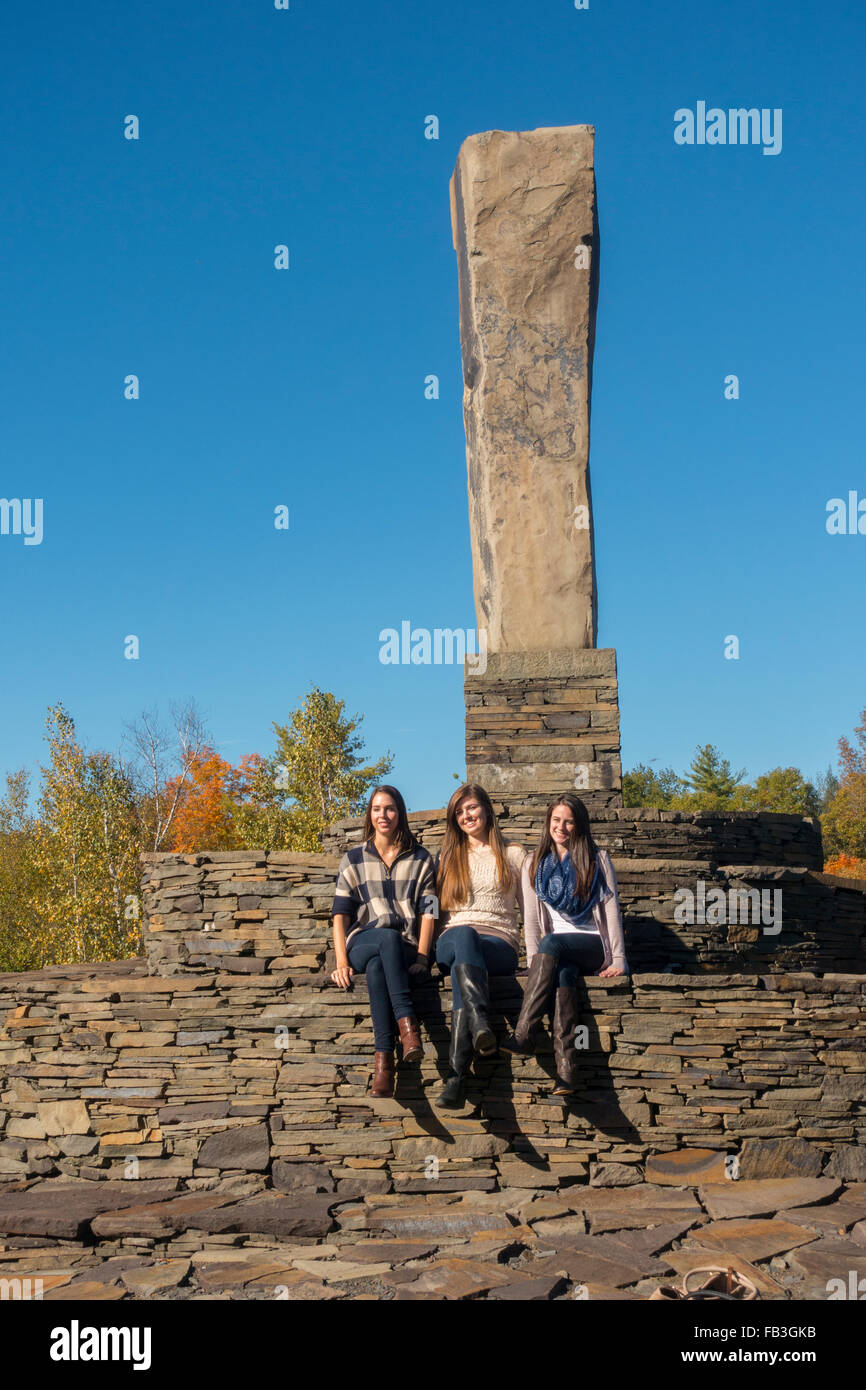 Opus 40 sculpture park in Saugerties NY Stock Photo Alamy