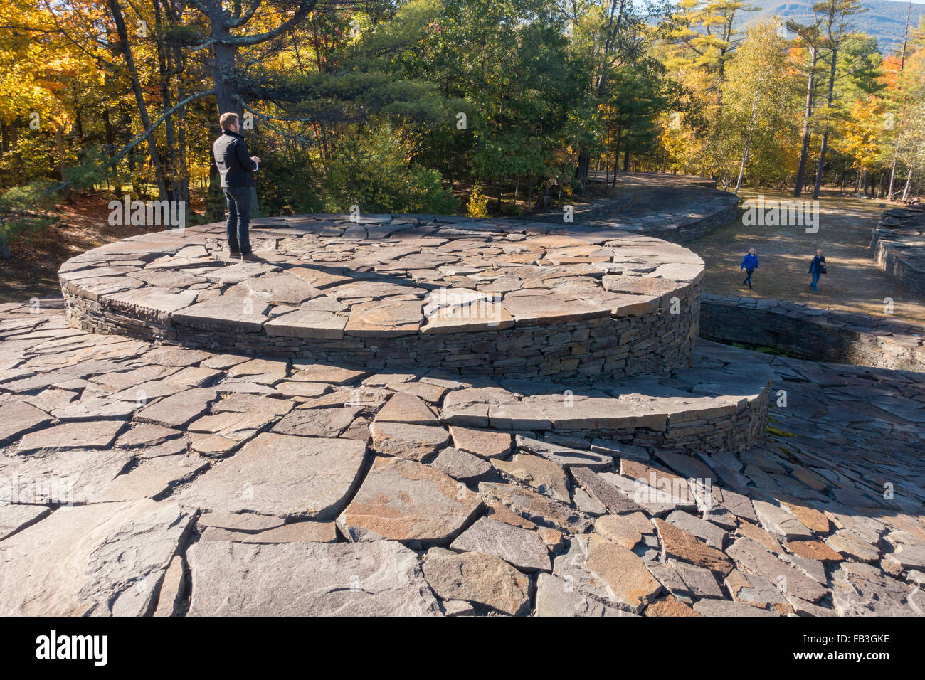 Opus 40 sculpture park in Saugerties NY Stock Photo Alamy
