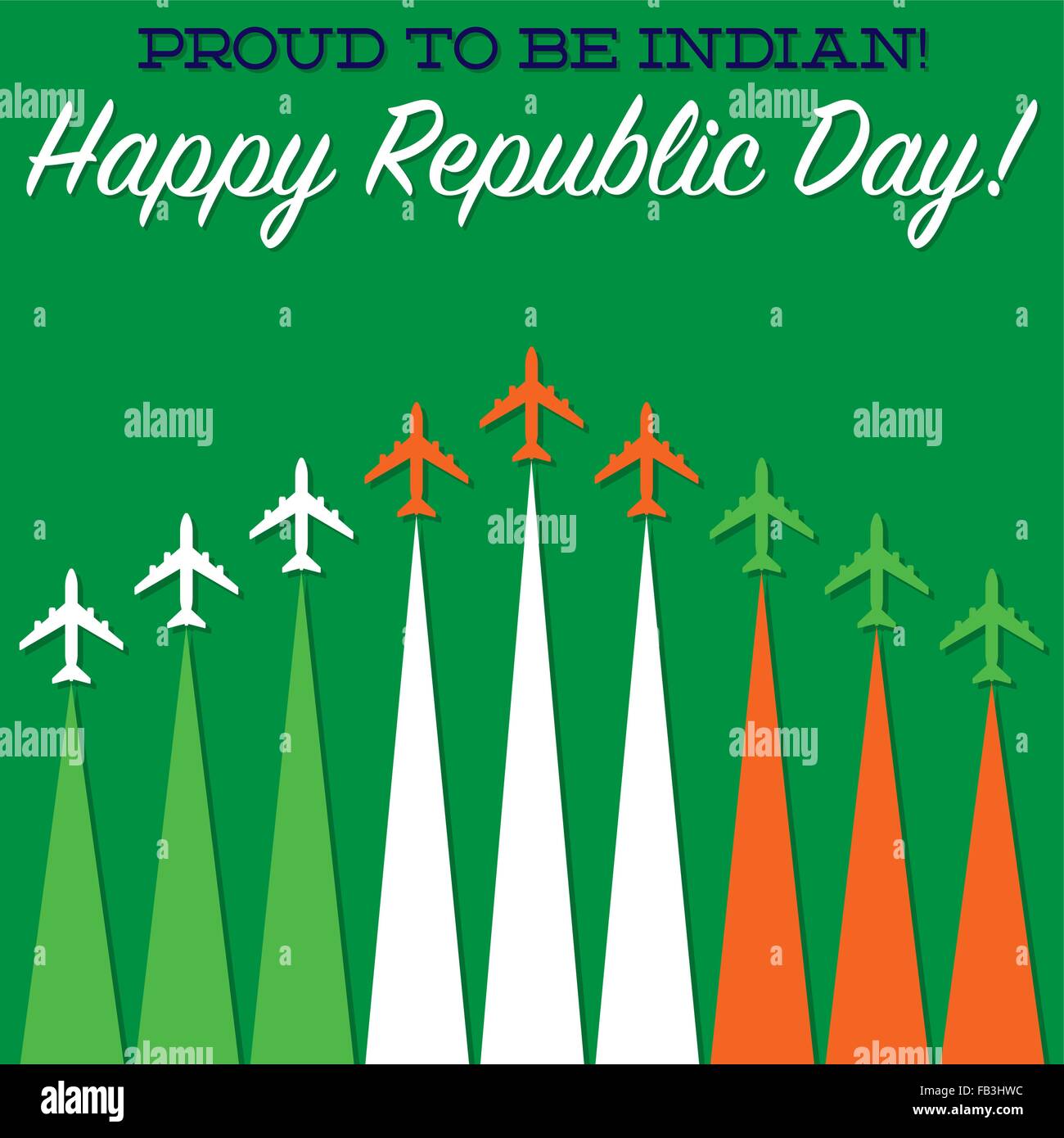 Indian Republic Day Tricolor card in vector format Stock Vector Image ...