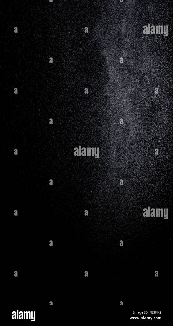 Abstract splashes of water on black background. Texture of water