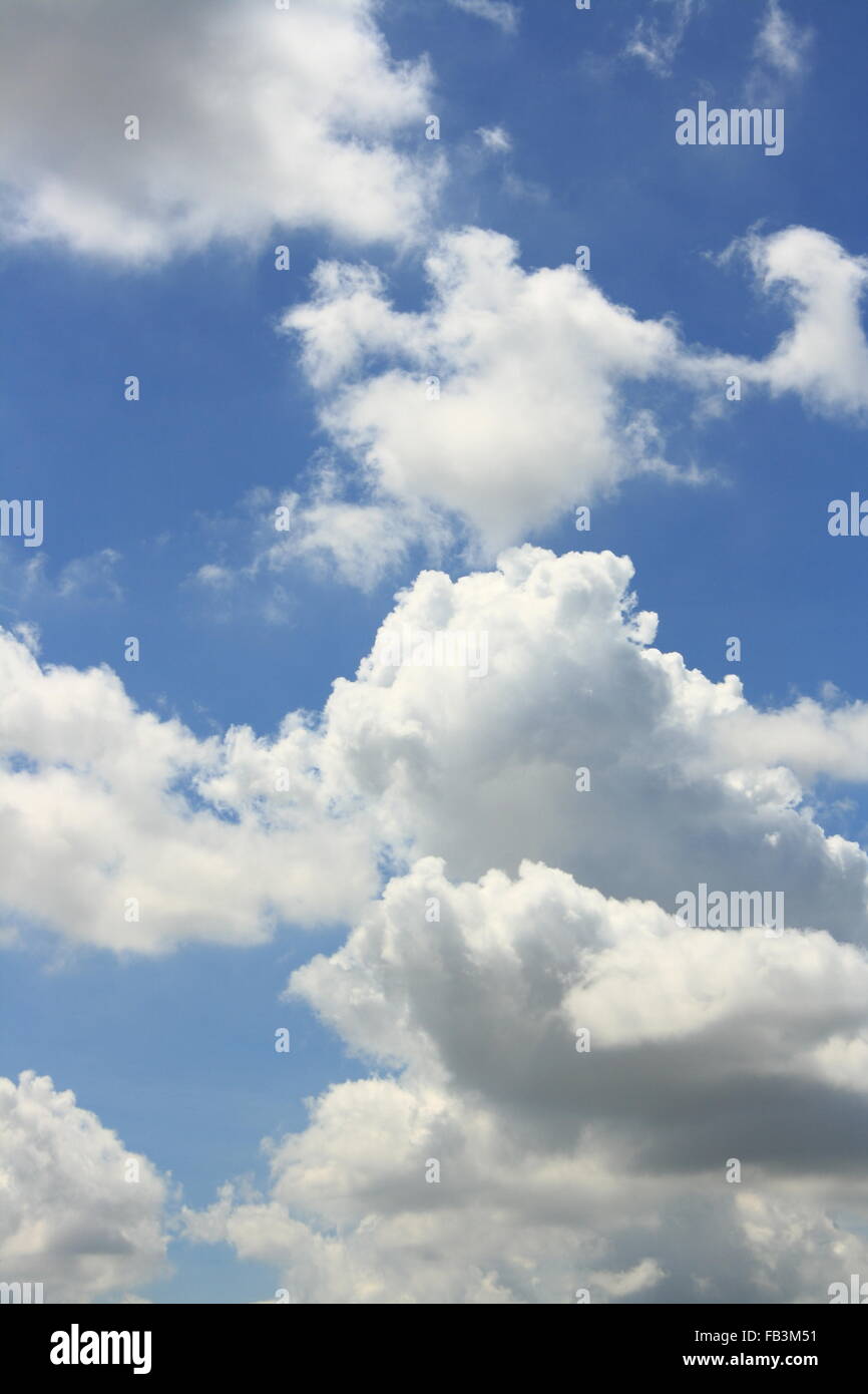 abstract background of blue sky and white cloud during daytime Stock ...