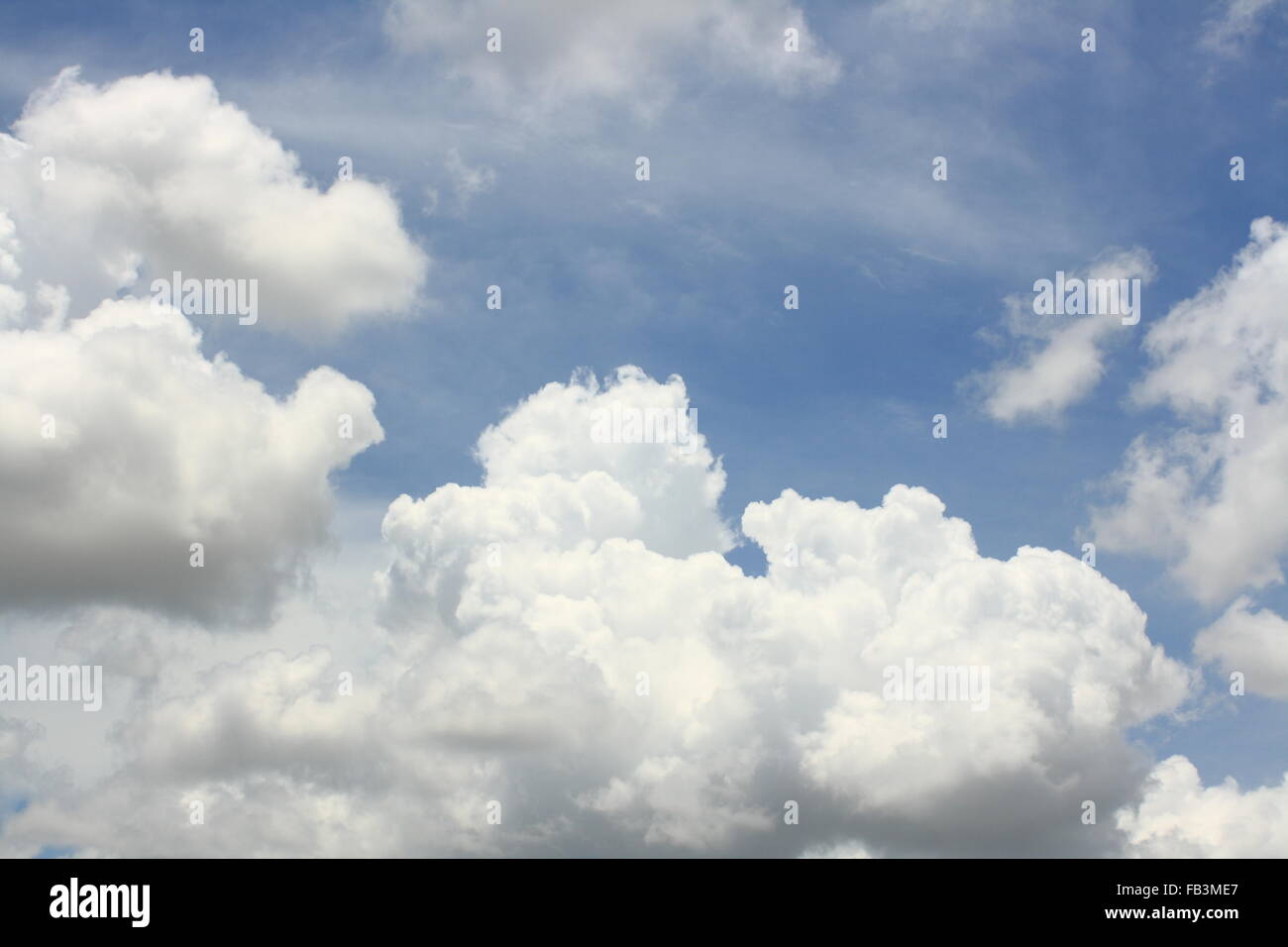 abstract background of blue sky and white cloud Stock Photo - Alamy