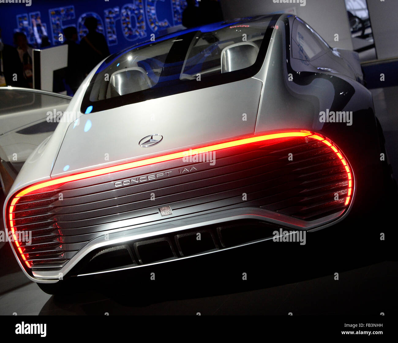 Las Vegas NV, USA. 8th Jan, 2016. Mercedes Benz concept IAA car on