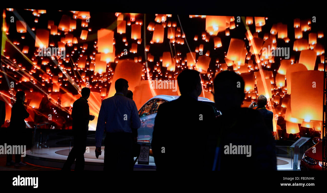 Las Vegas NV, USA. 8th Jan, 2016. One of many north hall displays