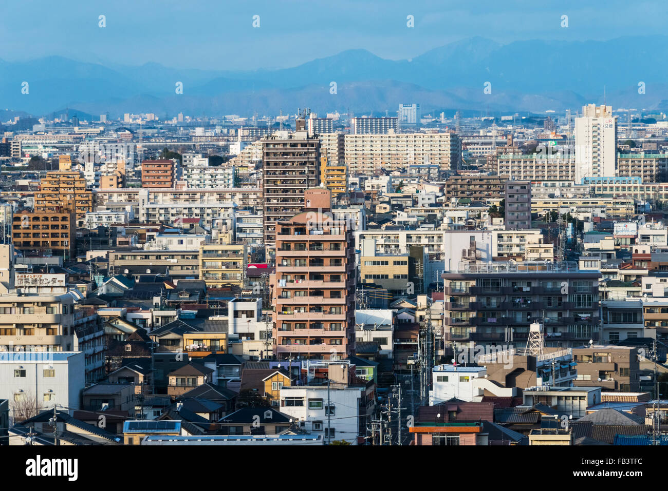 Cityscape of Nagoya, Aichi Prefecture, Japan Stock Photo