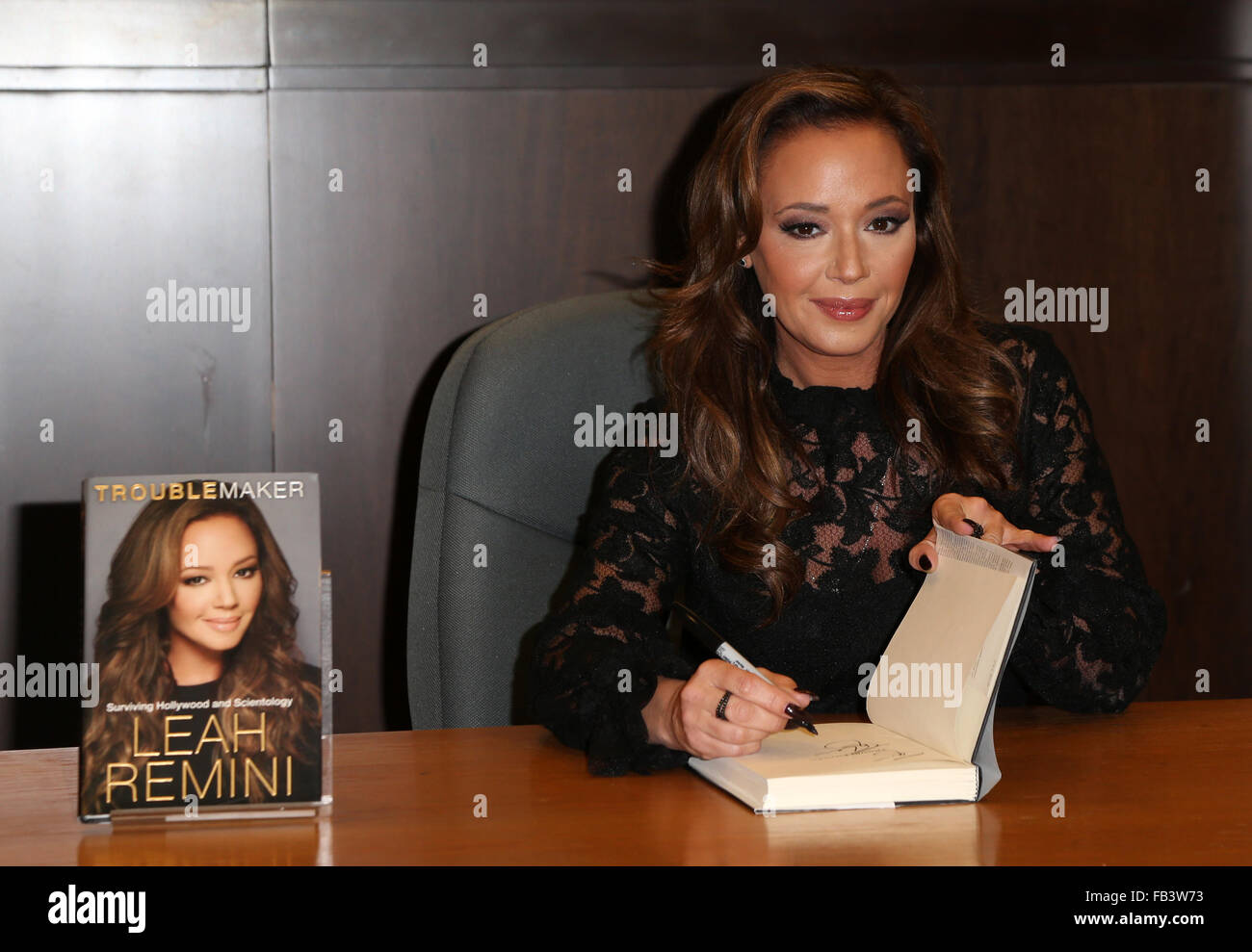 Leah Remini Signs Copies Of Her New Book "Troublemaker Surviving