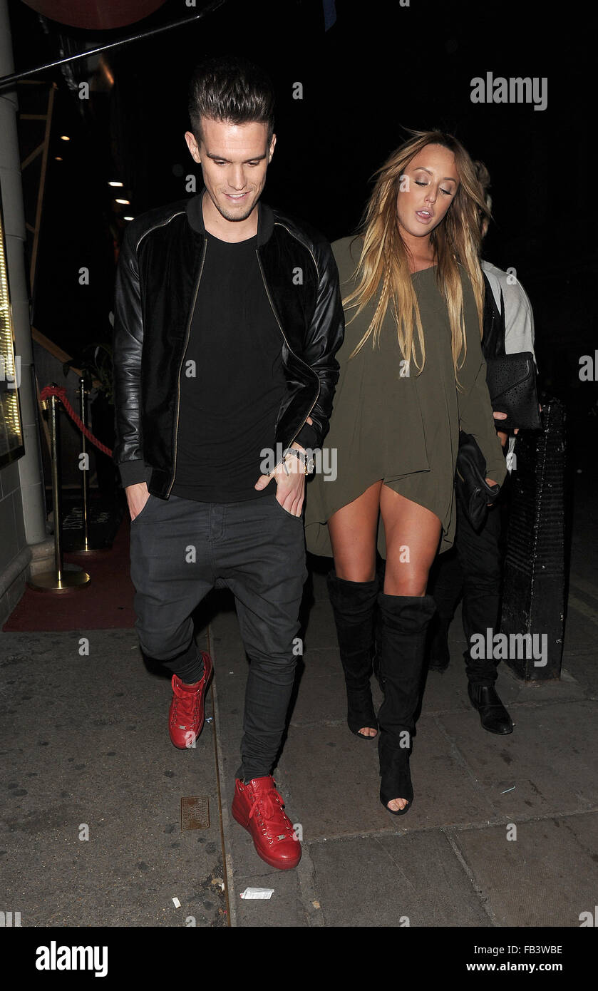 Former Geordie Shore Couples Gaz Beadle And Charlotte Crosby Along With Kyle Christie And Holly Hagan Are Pictured Back Together On A Night Out In London All Four Appeared Worse For Wear