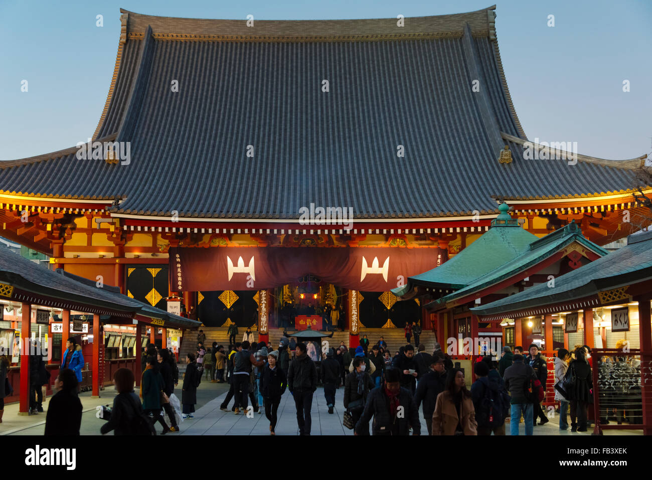 Sensoji Temple, Tokyo, Japan Stock Photo