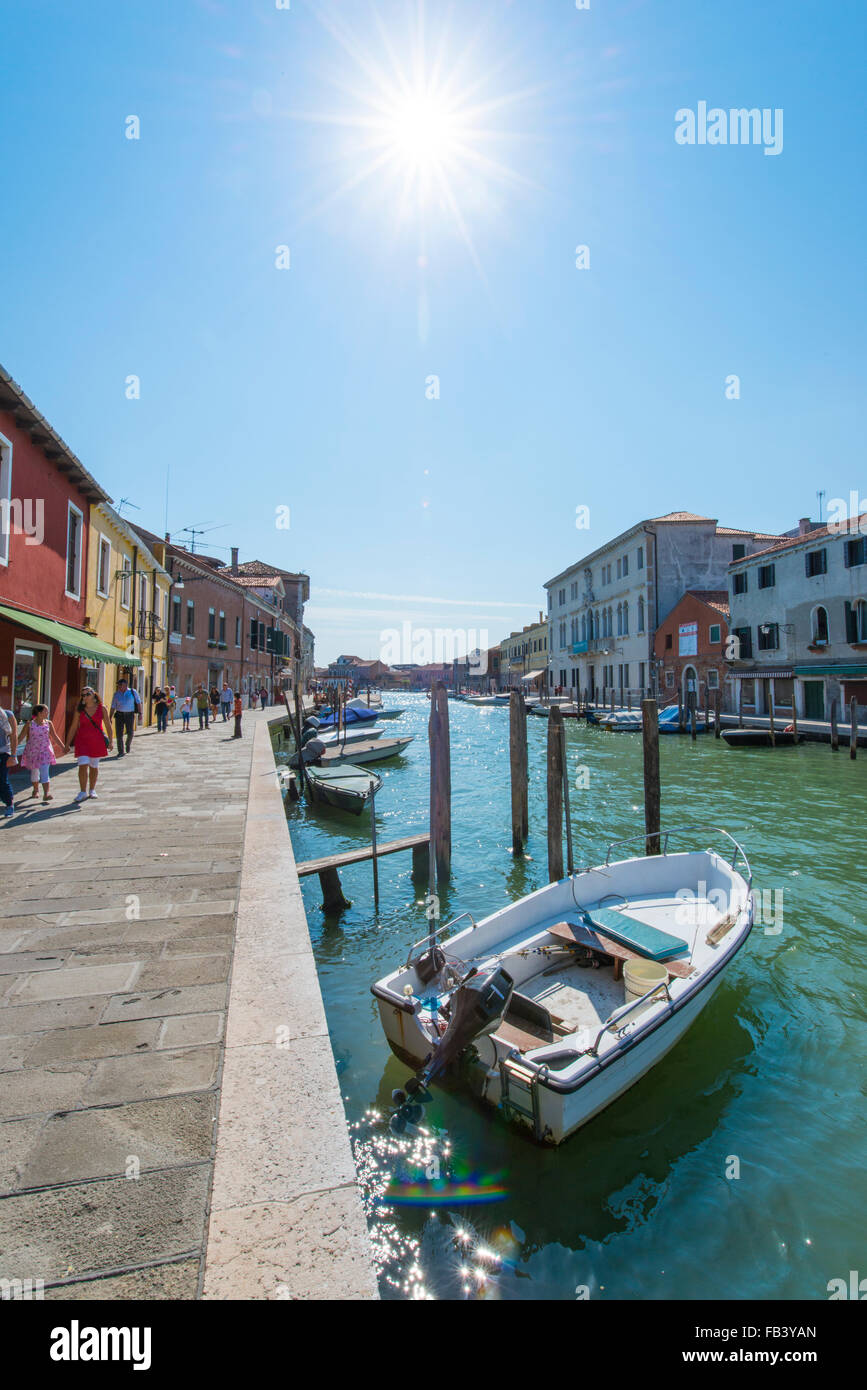 Murano, glass island, Venedig, Venice, Venetia, Italy Stock Photo