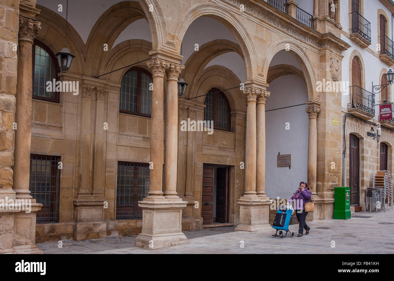 Antiguas Casas Consistoriales, old town hall, Úbeda, Jaén province, Andalusia, Spain, Europe Stock Photo