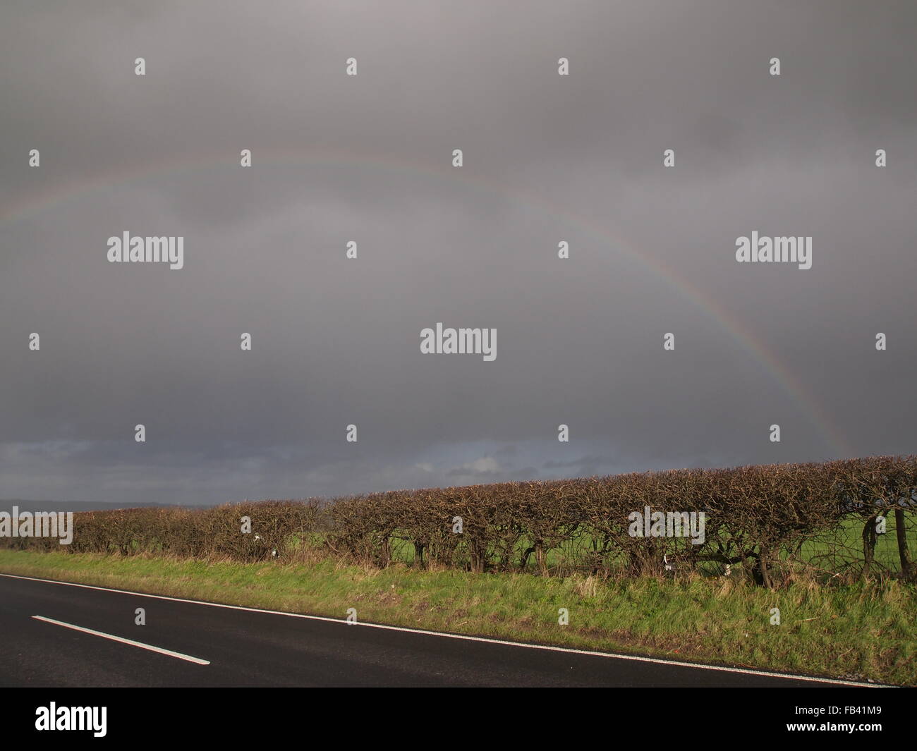 rainbows after a storm Stock Photo - Alamy