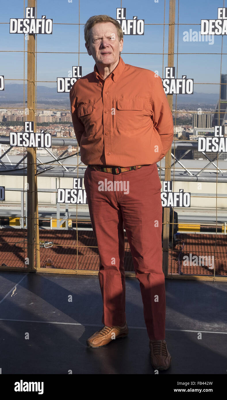 French High-wire artist Philippe Petit attends the 'El desafio' (The