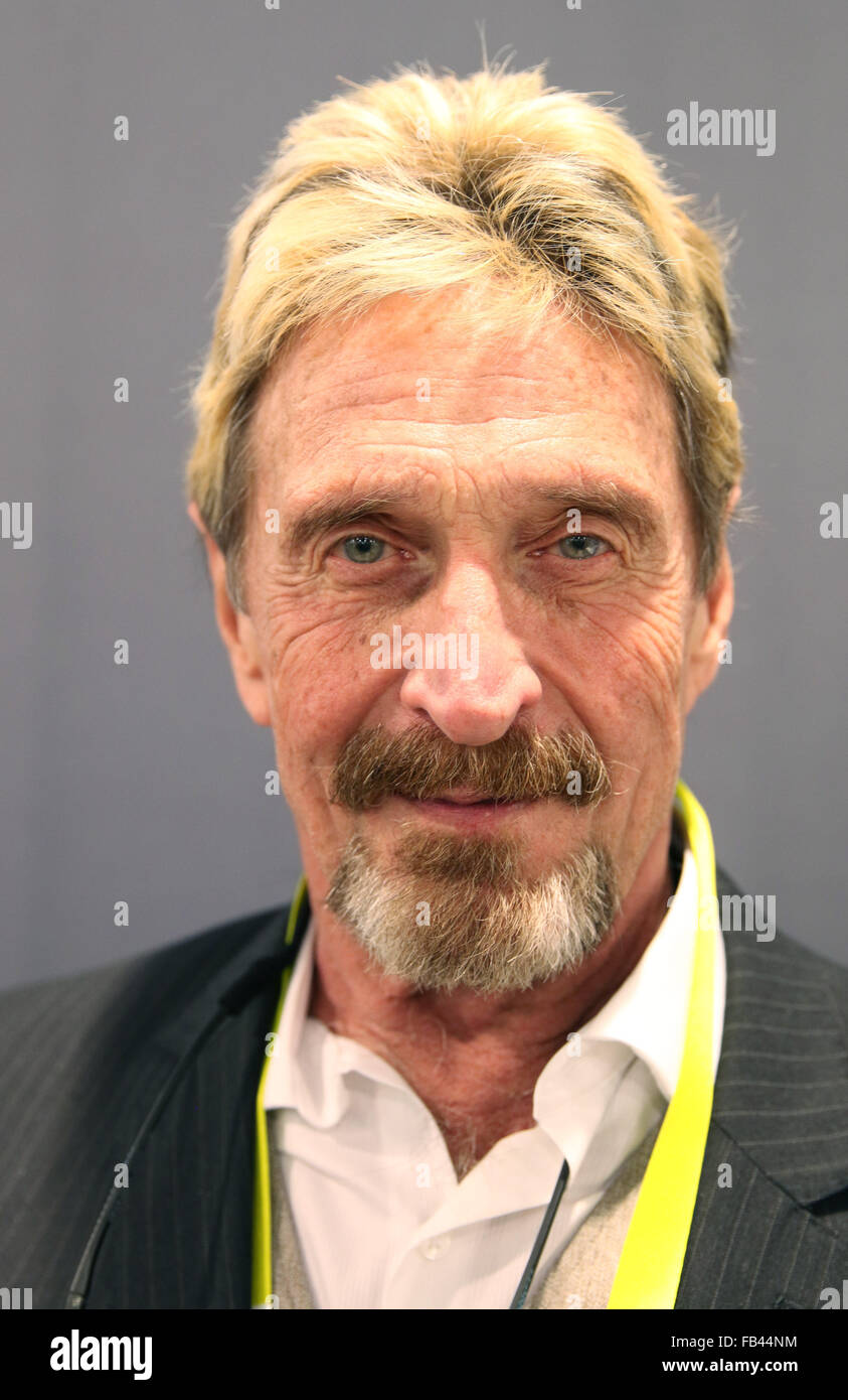John mcafee hi-res stock photography and images - Alamy