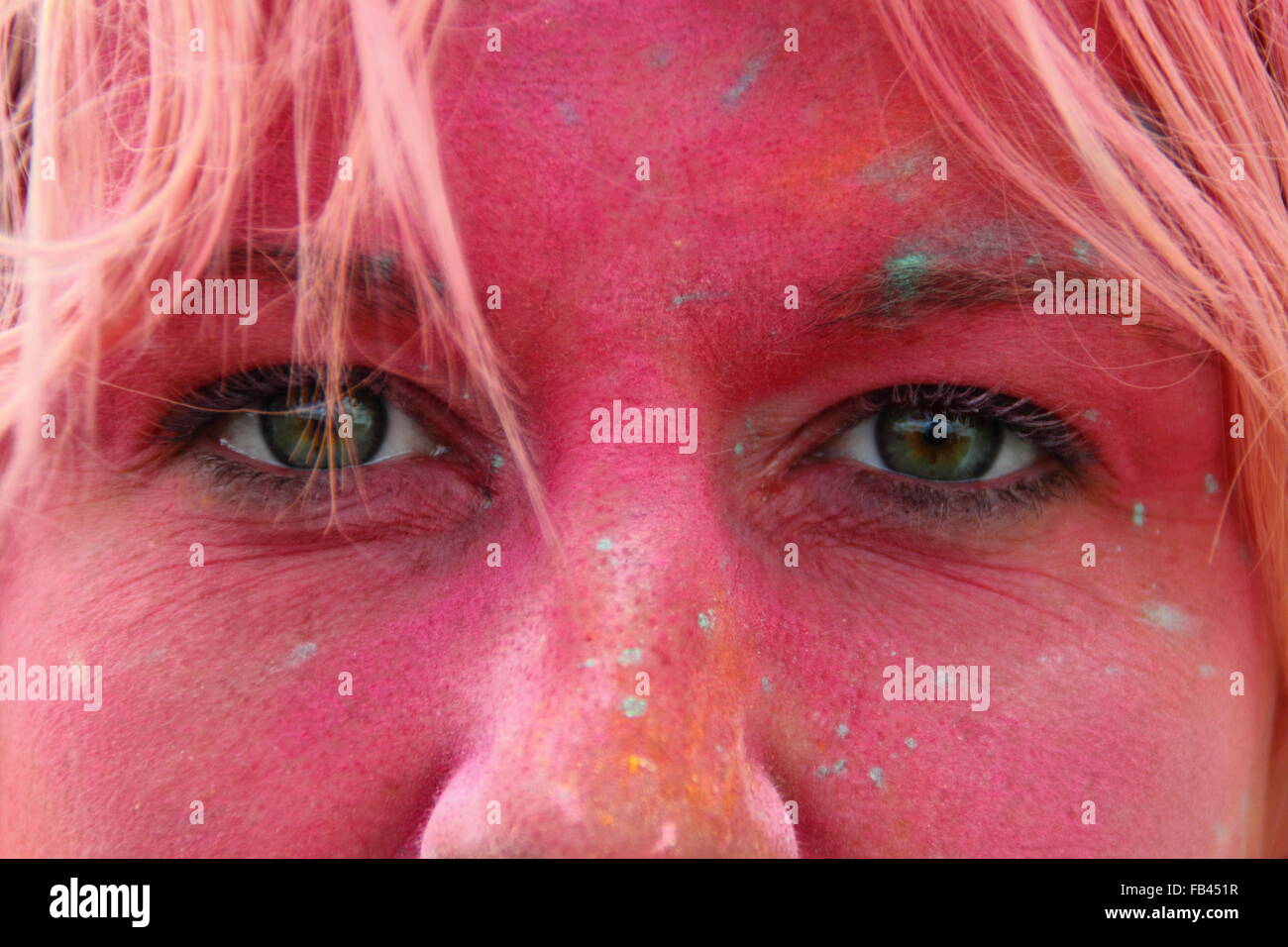 Powdered face hi-res stock photography and images - Alamy