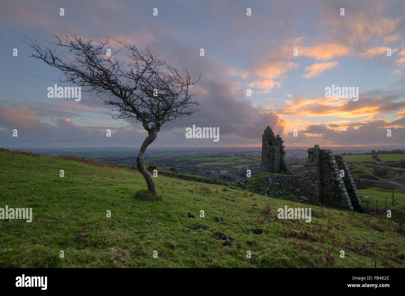 Cornwall Engine House Sunset High Resolution Stock Photography and ...