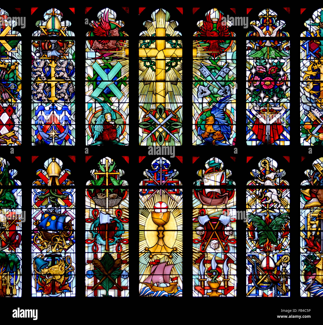 london england uk parish church of st luke chelsea east window 1959 FB4C5P