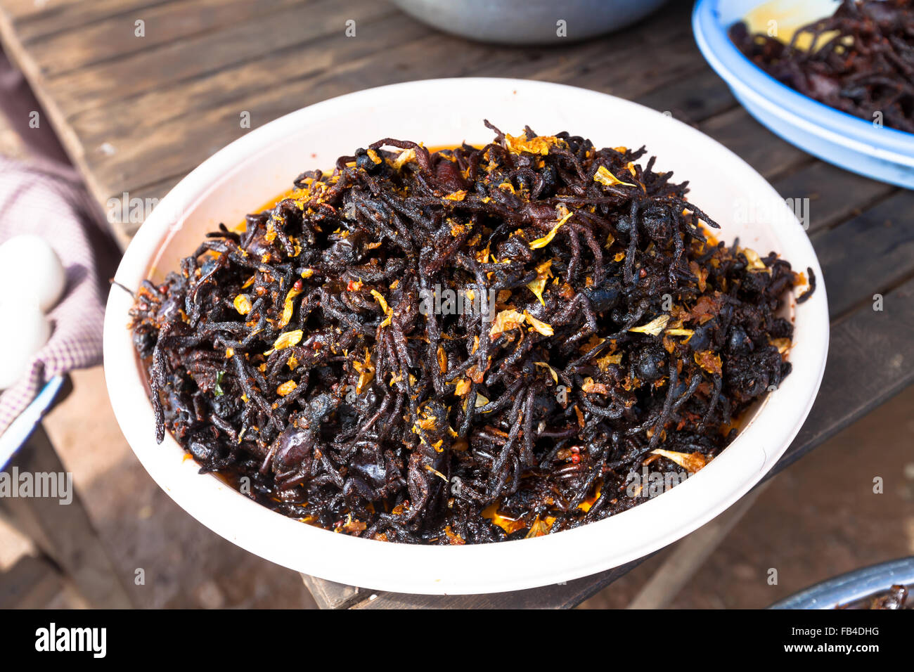 Deep fried tarantula spider hires stock photography and images Alamy